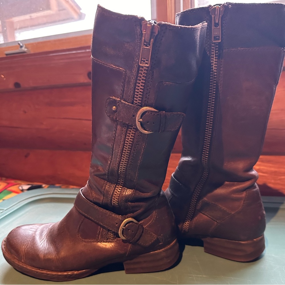 Women’s Born leather knee high boots